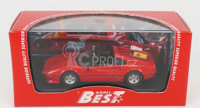 Best-model Ferrari 308 Gts 1982 - F1 Parade Mexico Gp 2020 C.sainz - C.leclerc 1:43 Red