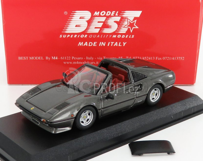 Best-model Ferrari 308 Gts Spider 1979 1:43 Gun Metal Grey