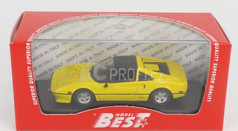 Best-model Ferrari 308 Gts Spider Closed 1978 - Personal Car Kenny Roberts 1:43 Žlutá Černá
