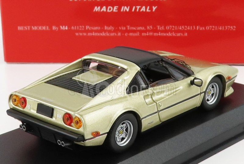 Best-model Ferrari 308 Gts Spider Closed Usa Version 1978 - Personal Car James Coburn 1:43 Gold