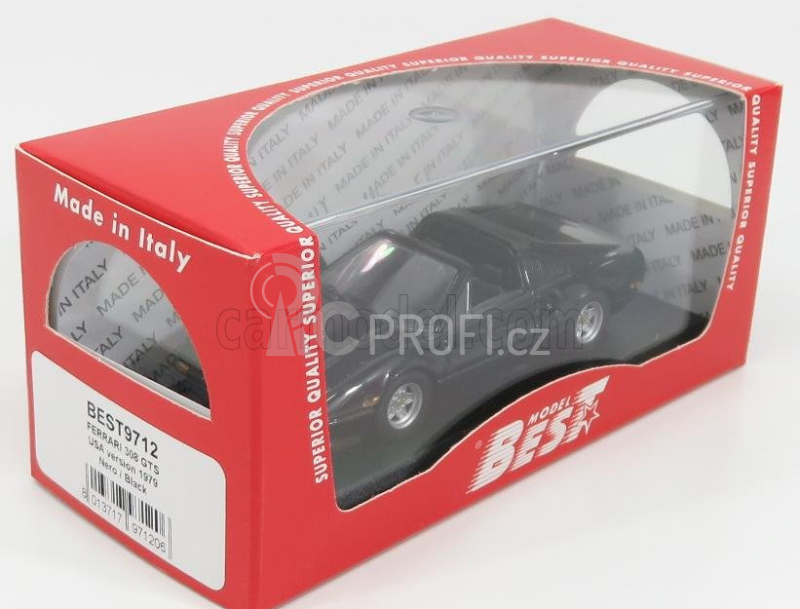 Best-model Ferrari 308 Gts Spider Usa Version 1979 1:43 Black