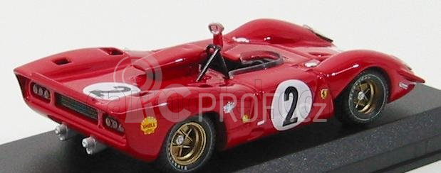 Best-model Ferrari 312 P Spy Monza 1969 N 2 Rodriguez Schetty 1:43 Red