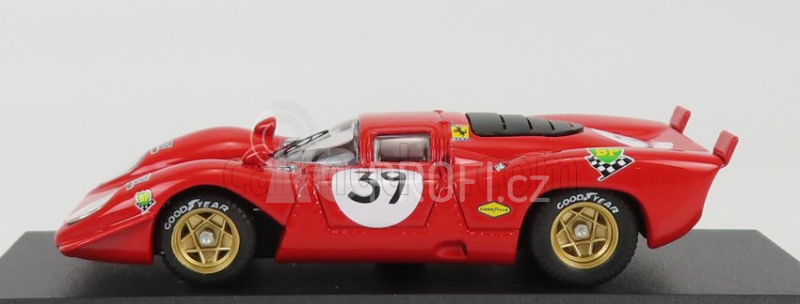 Best-model Ferrari 312p 3.0l V12 Coupe Team N.a.r.t N 39 1:43, červená