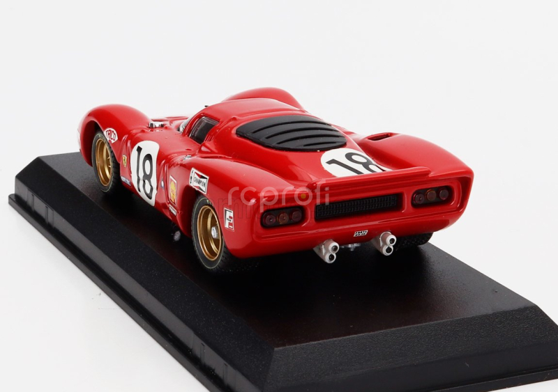 Best-model Ferrari 312p 3.0l V12 Coupe Team Sefac N 18 24h Le Mans 1969 Pedro Rodriguez – David Piper 1:43 Red