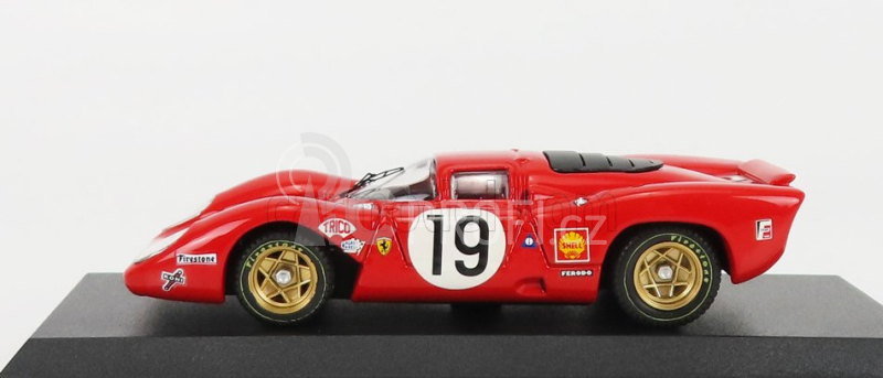 Best-model Ferrari 312p 3.0l V12 Coupe Team Sefac N 19 1:43, červená