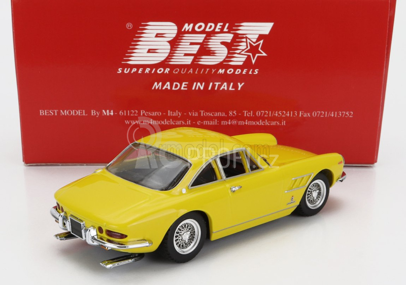 Best-model Ferrari 330 Gtc Coupe 1967 - Spoked Rims - Cerchio A Raggio 1:43 Žlutá