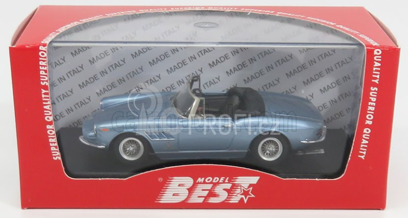 Best-model Ferrari 330 Gts Cabriolet 1967 1:43 Světle Modrá Met