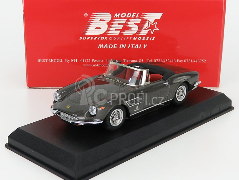 Best-model Ferrari 330 Gts Spider 1968 1:43 Grey Gunmetal