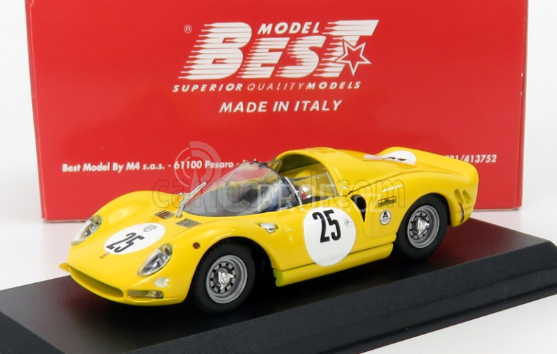 Best-model Ferrari 365 P2 N 25 24h Daytona 1966 Bianchi - Van Ophem - Jean Beurlys 1:43 Žlutá