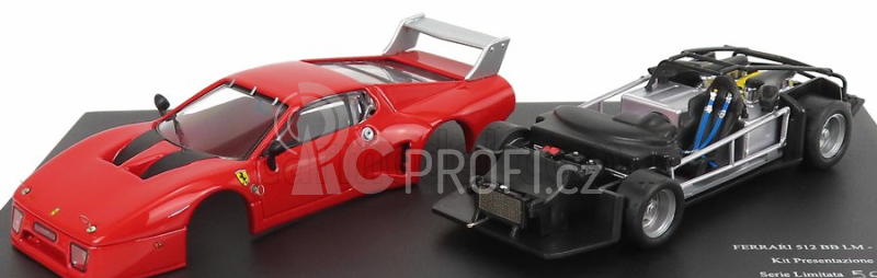Best-model Ferrari 512 Bb Lm I Serie Kit Presentazione 1979 1:43 Červená Černá