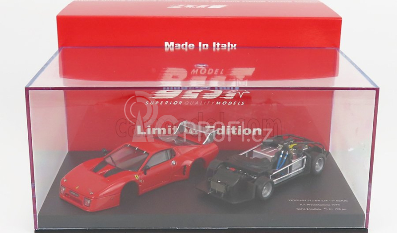 Best-model Ferrari 512 Bb Lm I Serie Kit Presentazione 1979 1:43 Červená Černá