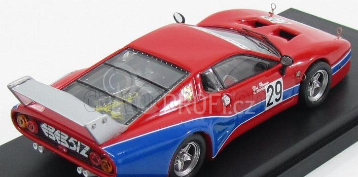 Best-model Ferrari 512 Bb Lm N 29 Mugello 1981 Del Buono - Govoni 1:43 Červená Modrá