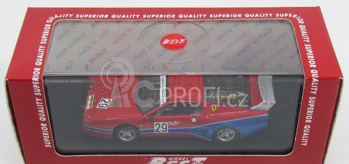Best-model Ferrari 512 Bb Lm N 29 Mugello 1981 Del Buono - Govoni 1:43 Červená Modrá