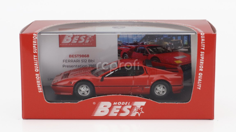 Best-model Ferrari 512 Bbi 1981 1:43 Red