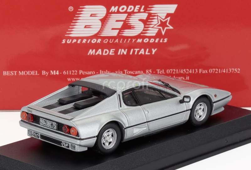 Best-model Ferrari 512 Bbi 1981 - Personal Car Jean Paul Belmondo 1:43 Silver