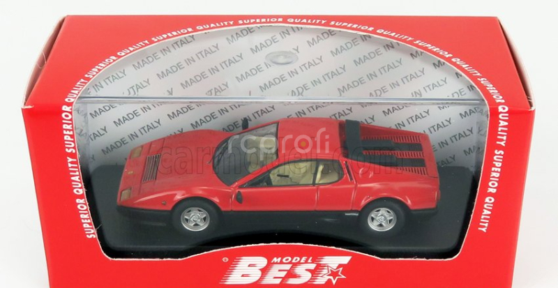 Best-model Ferrari 512bb 1976 1:43 Červená Černá