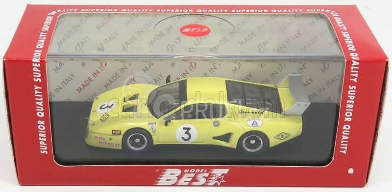Best-model Ferrari 512bb Lm N 3 1000km Fuji 1981 Griswold - Bond 1:43 Žlutá