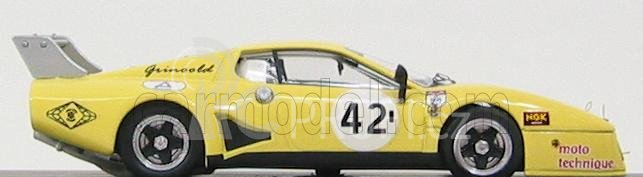 Best-model Ferrari 512bb Lm N 42 Silverstone 1981 Bond - Bell - Griswor. 1:43 Žlutá