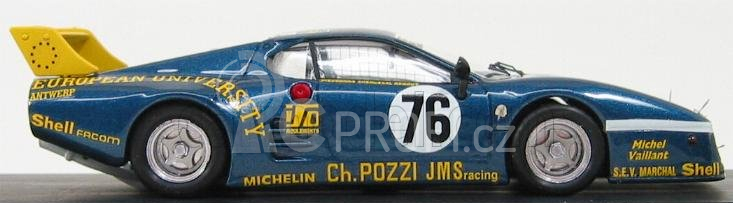 Best-model Ferrari 512bb Lm Team Charles Pozzi Jms Racing N 76 1:43, modrá