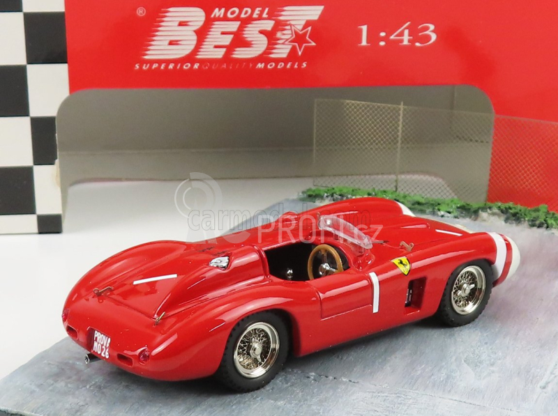 Best-model Ferrari 860 Monza N 1 Nurburgring 1965 Juan Manuel Fangio 1:43 Červená Bílá