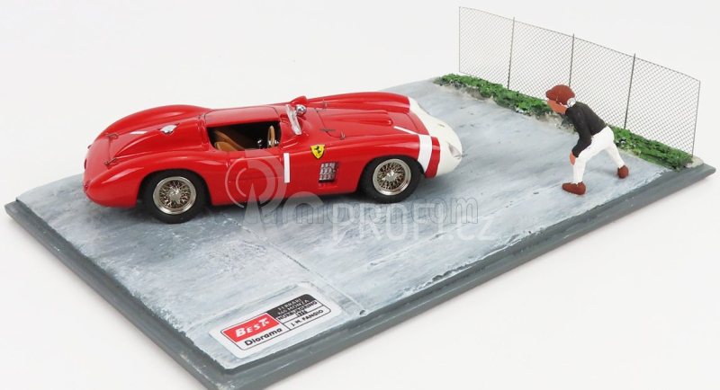 Best-model Ferrari 860 Monza N 1 Nurburgring 1965 Juan Manuel Fangio 1:43 Červená Bílá