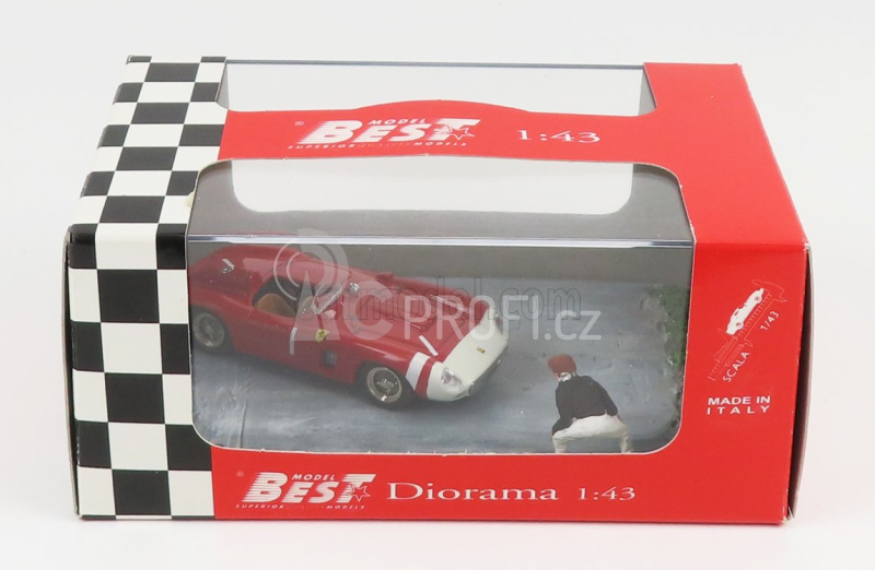 Best-model Ferrari 860 Monza N 1 Nurburgring 1965 Juan Manuel Fangio 1:43 Červená Bílá