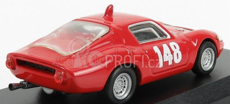 Best-model Fiat 1300ot Abarth N 148 Swiss Mountain Gp 1967 Tonie Hezemans 1:43 Red