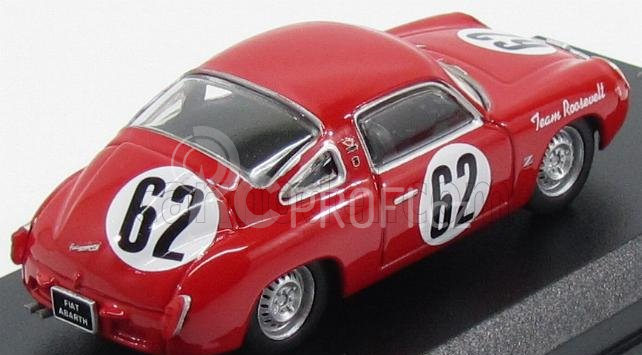 Best-model Fiat 750 Abarth N 62 12h Sebring 1959 Cussini - Cattini 1:43 Red