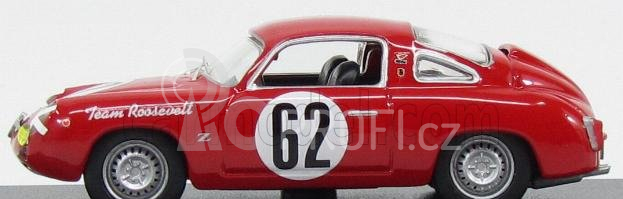 Best-model Fiat 750 Abarth N 62 12h Sebring 1959 Cussini - Cattini 1:43 Red