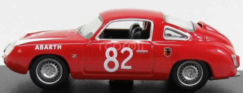Best-model Fiat 850 Abarth Zagato N 82 Winner 500km Nurburgring 1960 Castellina - Vinatier 1:43 Červená Bílá