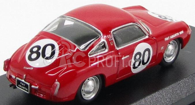 Best-model Fiat Abarth 1000 Coupe Zagato N 80 Winner Sebring 1961 Glertz - Liess 1:43 Red