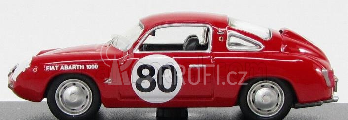 Best-model Fiat Abarth 1000 Coupe Zagato N 80 Winner Sebring 1961 Glertz - Liess 1:43 Red
