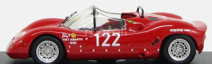 Best-model Fiat Abarth 1000 Spider N 122 Targa Florio 1969 Calascibetta - Ferlito 1:43 Red