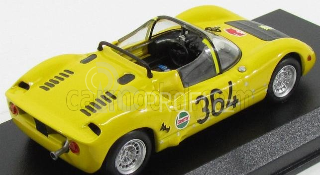Best-model Fiat Abarth 1000sp Spider N 364 Rovereto-asiago 1971 M.baldo 1:43 Žlutá