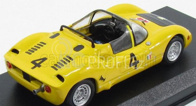 Best-model Fiat Abarth 1000sp Spider N 4 Bassano-montegrappa 1970 M.baldo 1:43 Žlutá Černá
