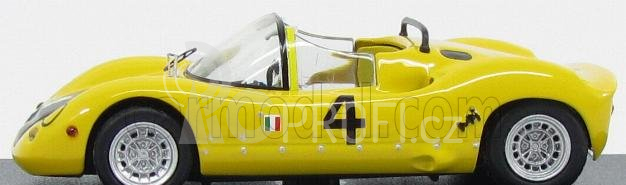 Best-model Fiat Abarth 1000sp Spider N 4 Bassano-montegrappa 1970 M.baldo 1:43 Žlutá Černá