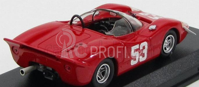 Best-model Fiat Abarth 2000 N 53 Winner Imola 1969 Ortner - V.lennep 1:43 Red