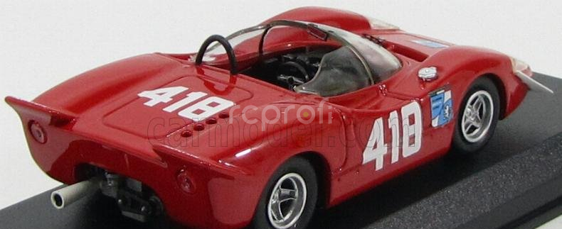 Best-model Fiat Abarth 2000 S N 418 Winner Trieste-opicina 1969 F.pilone 1:43 Red