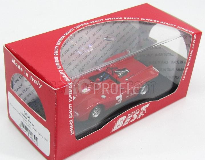 Best-model Fiat Abarth 2000 Spider N 3 1:43, červená
