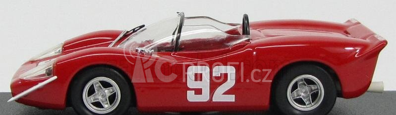 Best-model Fiat Abarth 2000s N 92 Winner Campionato Europeo Montagna 1969 A.merzario 1:43 Red