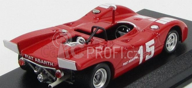 Best-model Fiat Abarth 2000sp Spider N 15 Nurburgring 1970 K.ahrens Jr. 1:43 Červená Bílá