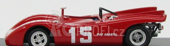 Best-model Fiat Abarth 2000sp Spider N 15 Nurburgring 1970 K.ahrens Jr. 1:43 Červená Bílá