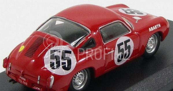 Best-model Fiat Abarth 700s Coupe Team Abarth & Cie N 55 1:43, červená