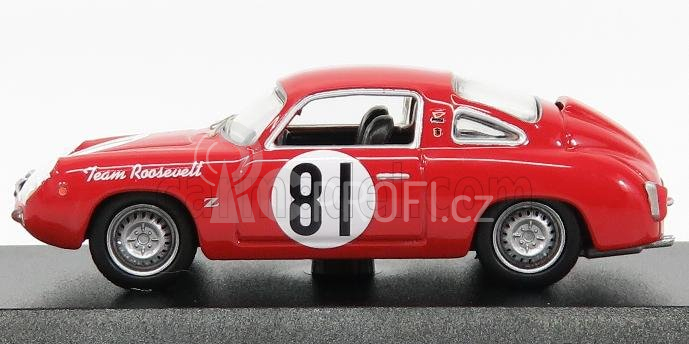 Best-model Fiat Abarth 750 N 81 Record Monza Scca National Cumberland 1959 Duncan 1:43 Red