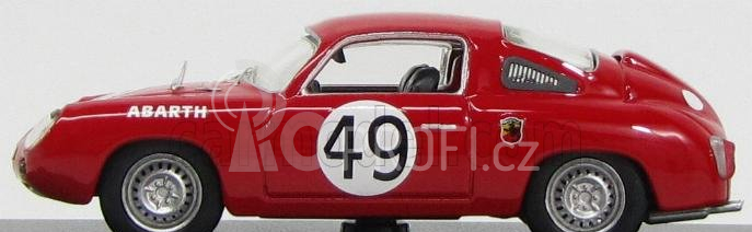 Best-model Fiat Abarth 850s Coupe Team Abarth Cie N 49 24h Le Mans 1960 Spychier - Feret 1:43 Red