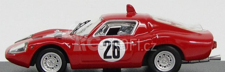 Best-model Fiat Abarth Ot 1300 N 26 Trento-bondone 1968 A.krohe 1:43 Red