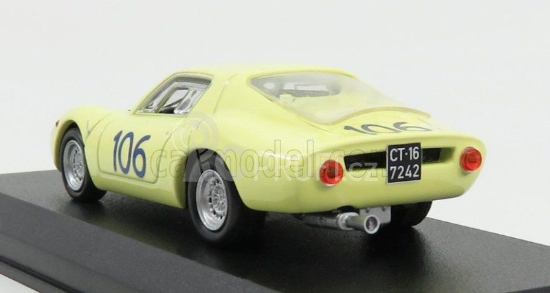 Best-model Fiat Abarth Ot1300 N 106 Targa Florio 1968 Virgilio - Panepinto 1:43 Žlutá