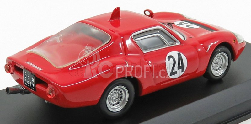 Best-model Fiat Abarth Ot1300 N 24 Winner Trento-bondone 1968 Karl Federhofer 1:43 Red