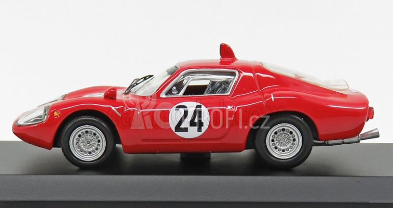 Best-model Fiat Abarth Ot1300 N 24 Winner Trento-bondone 1968 Karl Federhofer 1:43 Red