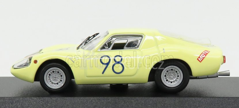 Best-model Fiat Abarth Ot1300 N 98 Winner S1.3 Class Targa Florio 1967 Garufi - Ferlito 1:43 Žlutá